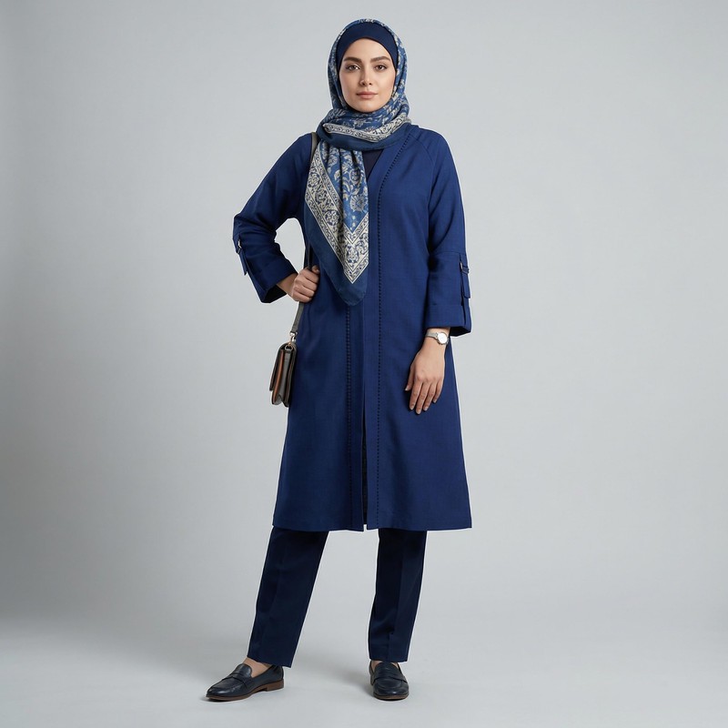 مانتو زنانه السانا مدل شیدان کد 228051