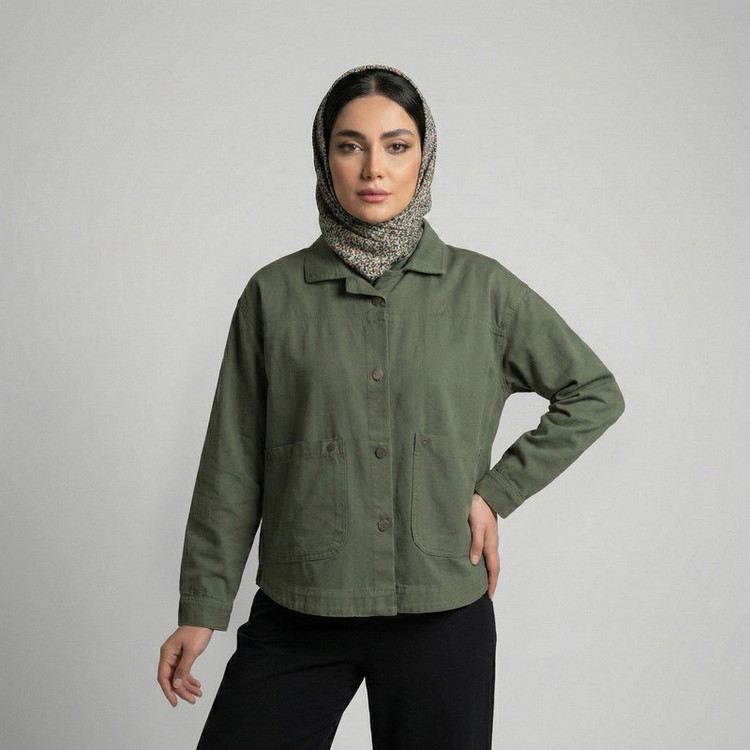 کراپ کت زنانه السانا مدل آیریک کد 2436