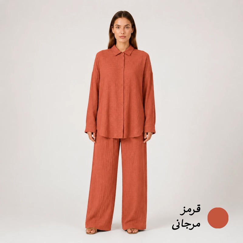 ست تونیک و شلوار زنانه مدل ریچل کد M5169