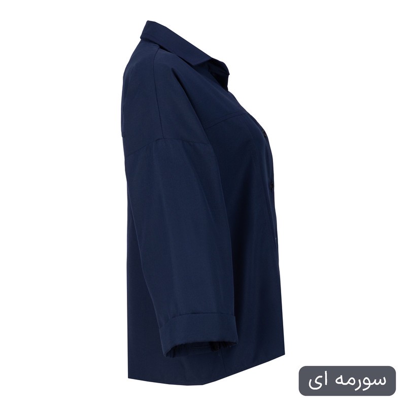 شومیز آستین بلند یقه برگردان زنانه السانا مدل پریهان کد 2571