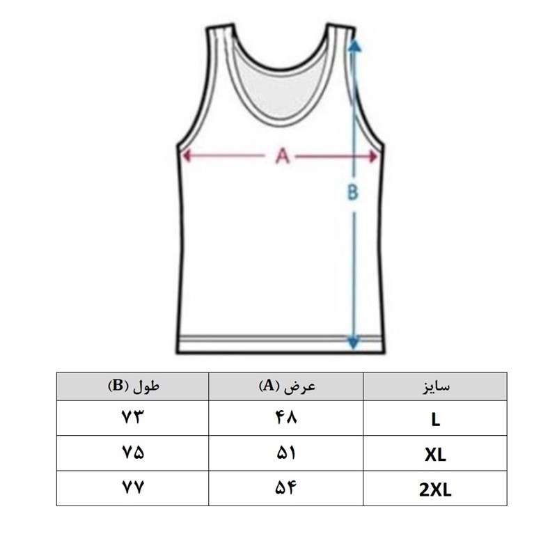 زیرپوش رکابی مردانه اسپست مدل ASP-RK3COL مجموعه 3 عددی