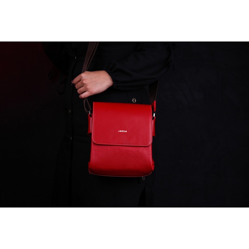 کیف رودوشی چرم جانتا مدل D012