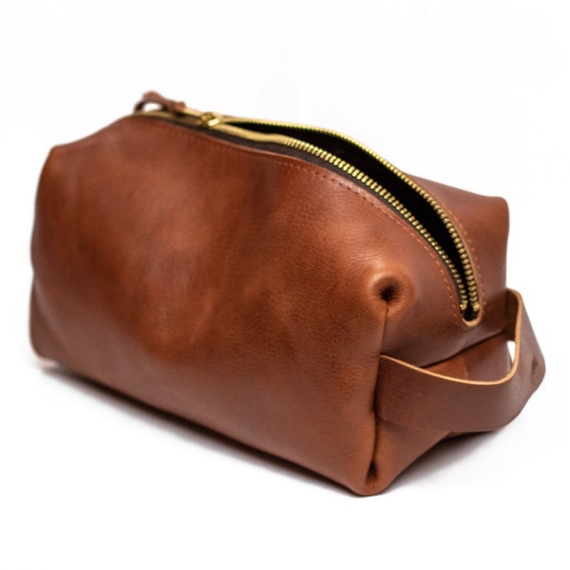 کیف دستی مردانه چرم طبیعی مدل Dopkit