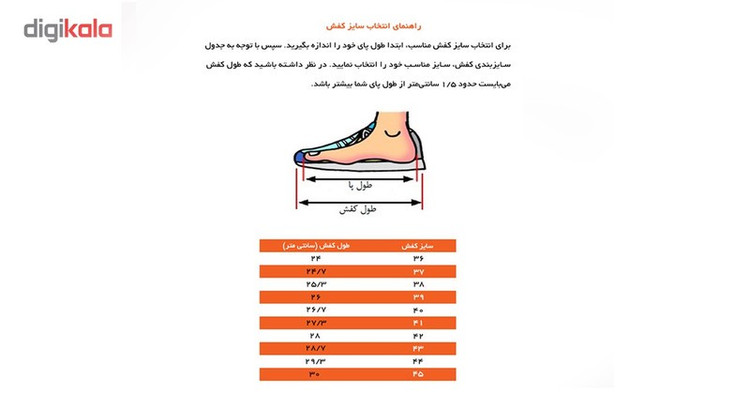 کفش مخصوص دویدن مردانه تن زیب مدل TRM9601