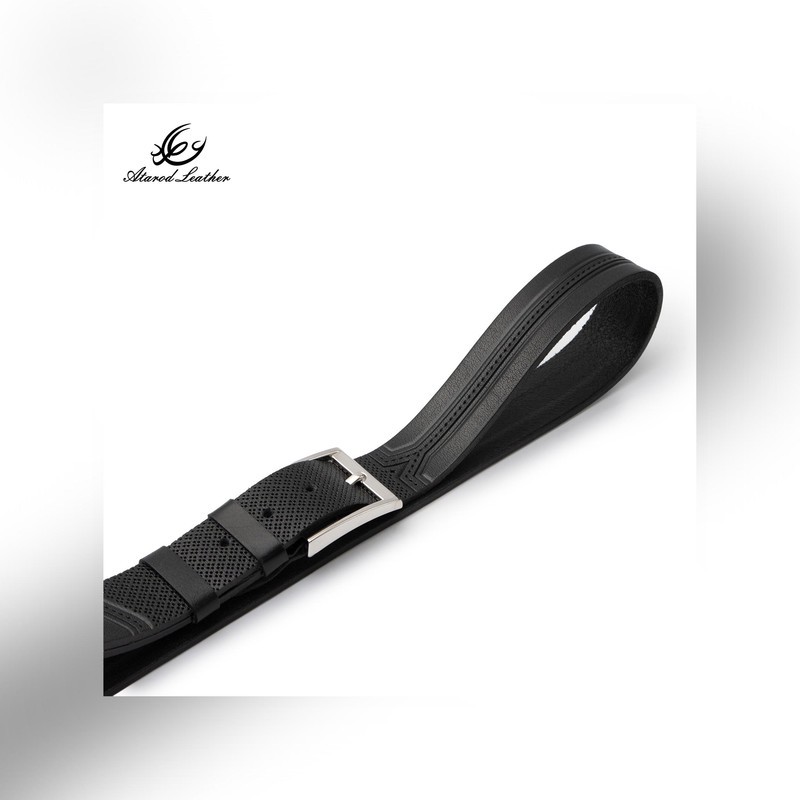 کمربند مردانه چرم عطارد مدل چرم طبیعی کد B73