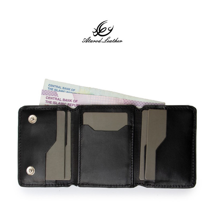 کیف پول چرم عطارد مدل چرم طبیعی کد K55