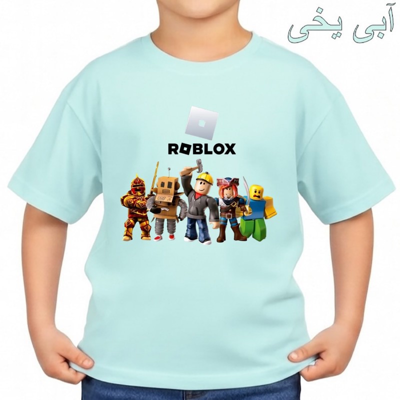 تیشرت آستین کوتاه بچگانه مدل روبلاکس کد p1