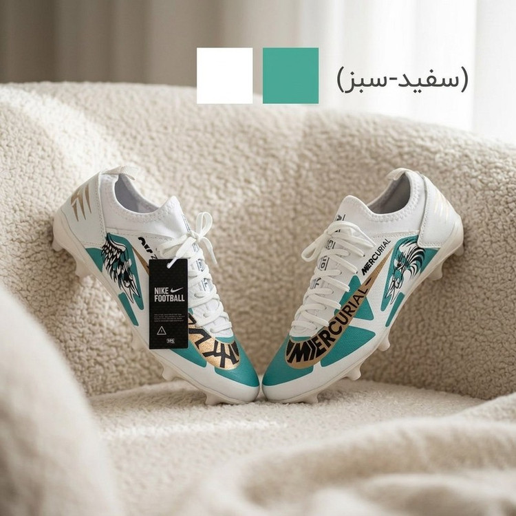 کفش فوتبال پسرانه مدل استوک بلند SeG1020