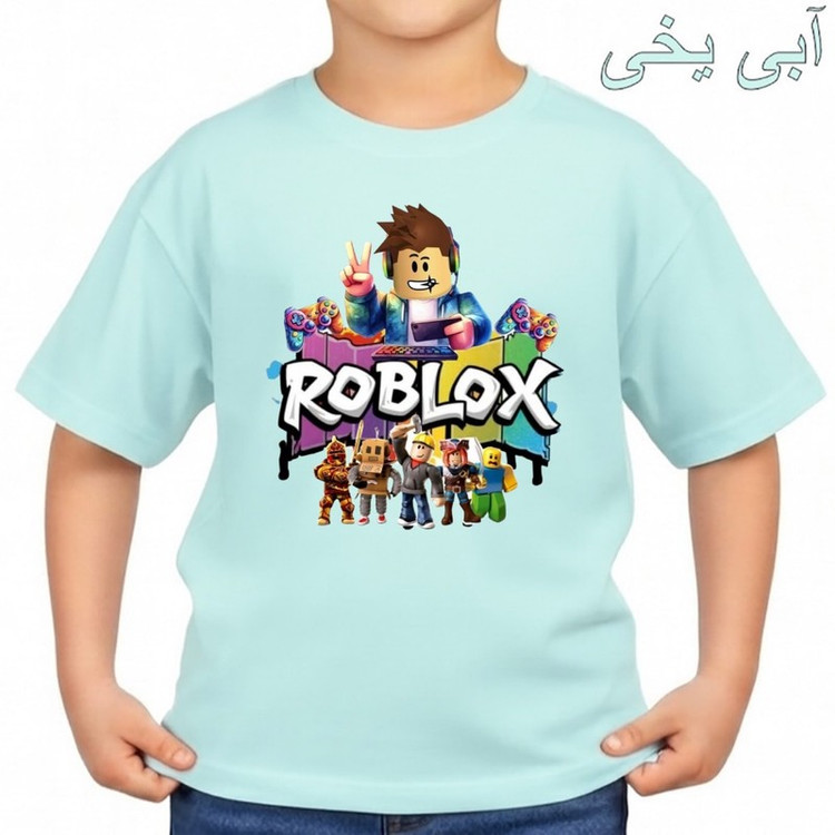 تیشرت آستین کوتاه بچگانه مدل روبلاکس کد p5