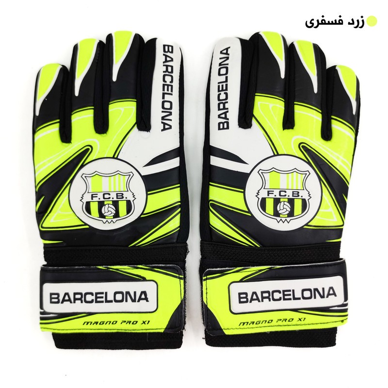 دستکش دروازهبانی پسرانه مدل BARCA-MAGNO PRO X1 مناسب برای 11-13 سال