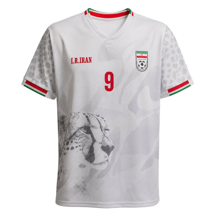 ست تیشرت و شلوارک ورزشی پسرانه مدل تیم ملی ایران طرح جام جهانی طارمی 2026
