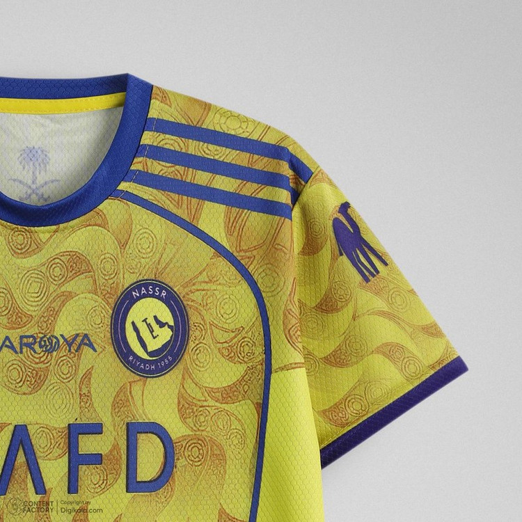 ست 4 تکه لباس ورزشی پسرانه مدل النصر طرح رونالدو 2026