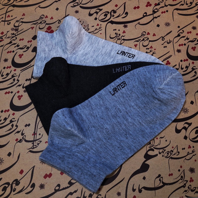 جوراب پسرانه لنتر مدل مچی کد PM 3232 مجموعه 6 عددی