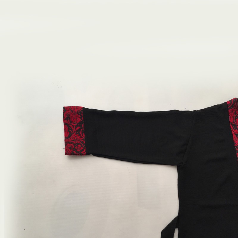 مانتو و شلوار زنانه مدل ابر و بادی سنتی کتیبه کد tm-2883