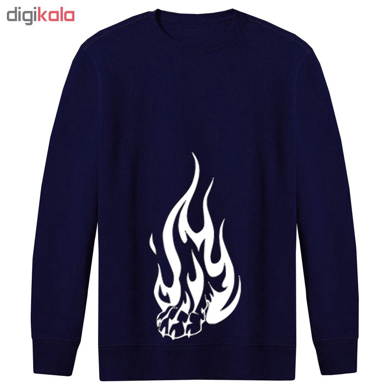 سویشرت مردانه طرح آتش و پنجه کد F30