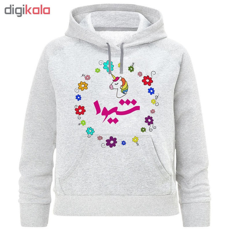 هودی دخترانه طرح شیوا کد F225
