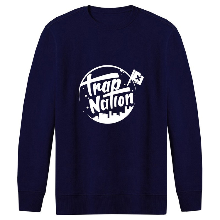 سویشرت مردانه طرح trap nation کد F292