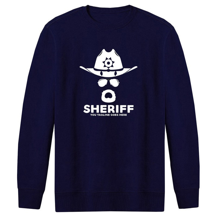 سویشرت مردانه طرح SHERIFF کد F244