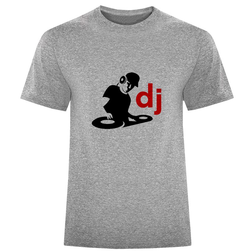 تیشرت آستین کوتاه مردانه طرح dj کد F187
