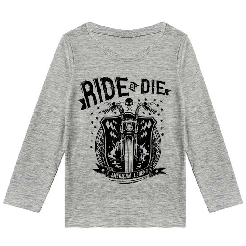 تی شرت آستین بلند پسرانه مدل F168 RIDE