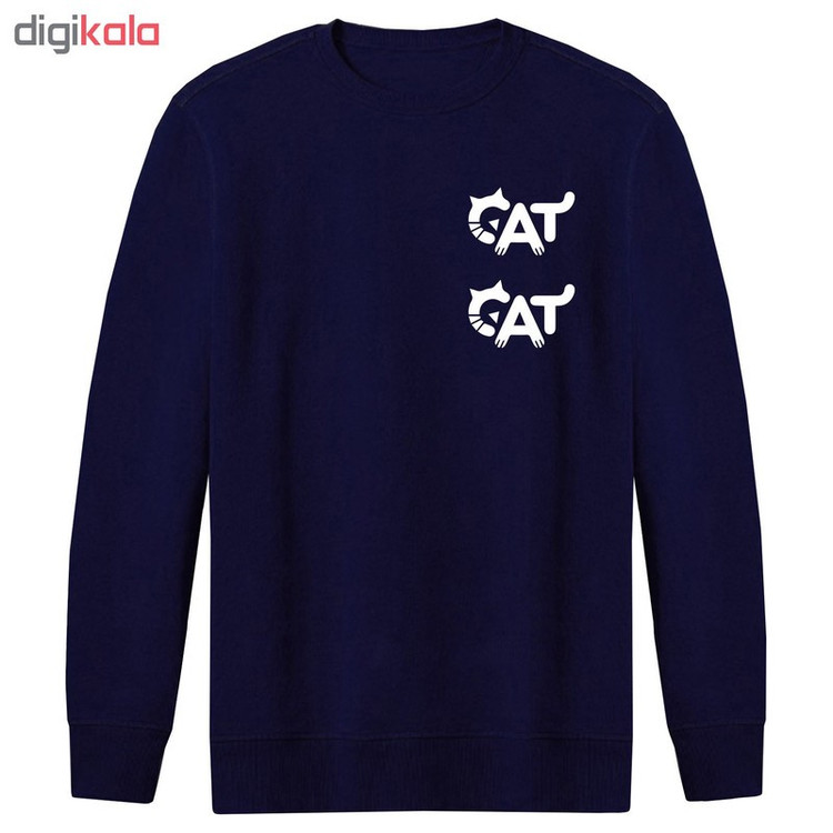 سویشرت مردانه طرح CAT کد R18
