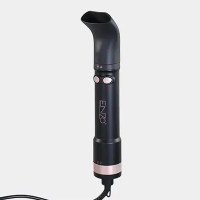 سشوار برسدار چرخشی انزو پروفیشینال مدل EN-760 7in1 با توان 1500 وات، موتور DC براشلس، تنظیمات دما و سرعت دو حالته، تک...