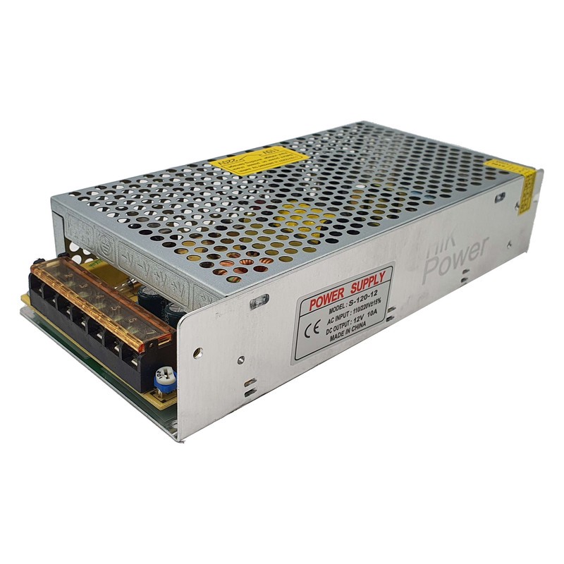 منبع تغذیه 12 ولت 10 آمپر هایک پاور مدل S-120-12HK