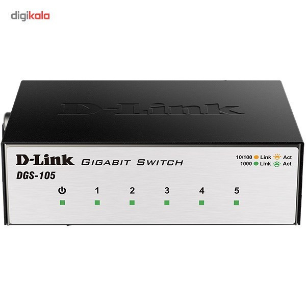 سوییچ 5 پورت گیگابیت و دسکتاپ دی-لینک مدل DGS-105