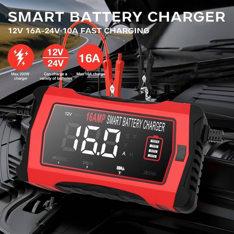 شارژر باتری خودرو مدل 16AMP
