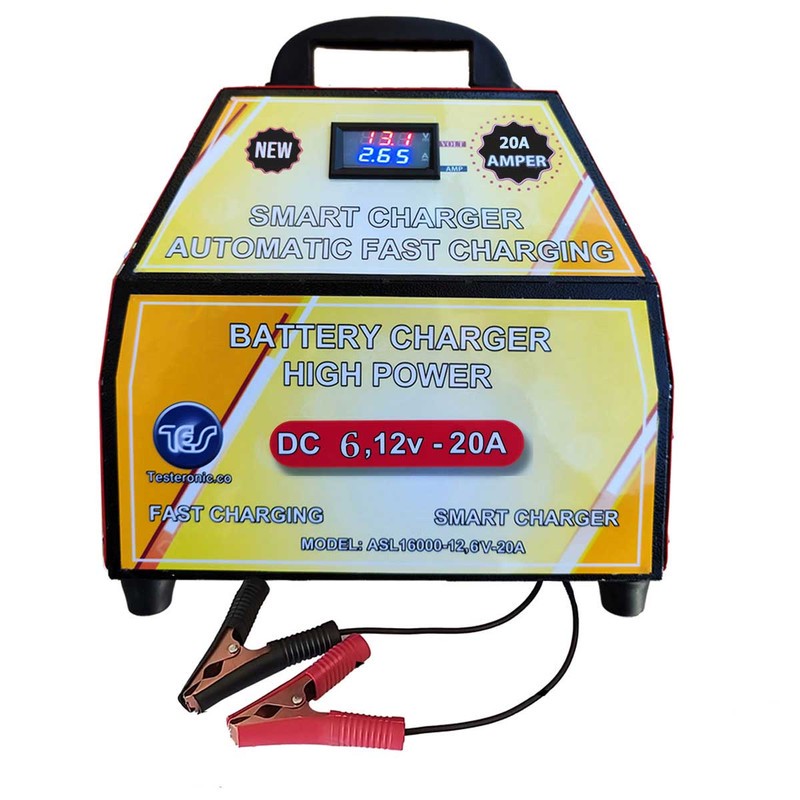 شارژر باتری خودرو مدل Asl16000pro,12v-6v,20A