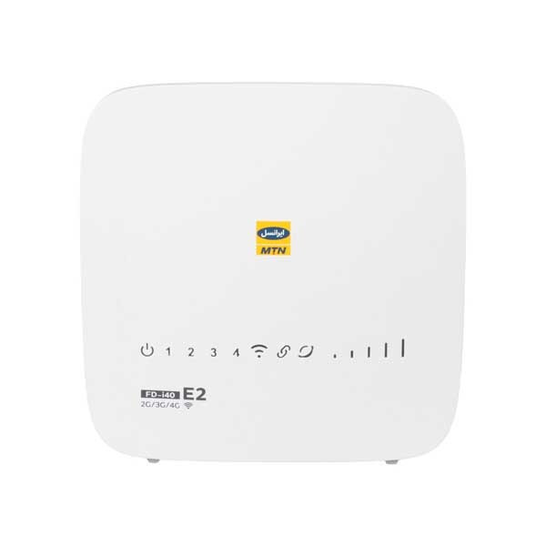 مودم سیمکارتی 4G ایرانسل مدل FDi40 E2 با سرعت دانلود 150 مگابیت بر ثانیه، پشتیبانی همزمان 32 کاربر، 4 پورت LAN، آنتن ...