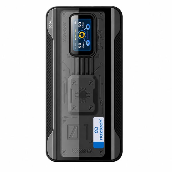 مودم 4G قابل حمل نزتک مدل 99G Plus با آنتن داخلی، درگاه USB Type-C، باتری 10000 میلیآمپری و پشتیبانی از 10 کاربر
