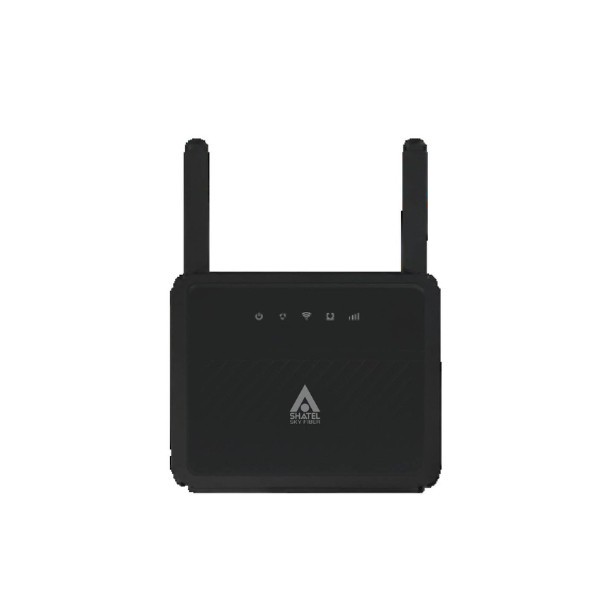 مودم 4G LTE قابل حمل شاتل مدل اسکای فایبر شاتل با دو آنتن 5 dBi، پشتیبانی از 4.5G و 32 کاربر، دارای پورت LAN RJ-45 و ...