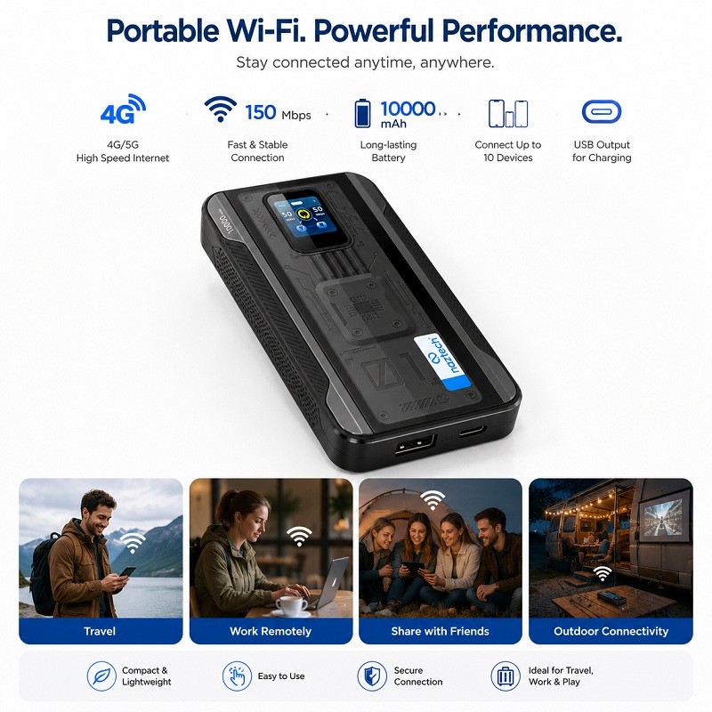 مودم روتر 4G LTE قابل حمل نزتک مدل 99G Plus