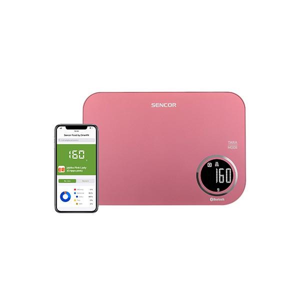 ترازو آشپزخانه دیجیتال سنکور مدل SKS7074RD حداکثر ظرفیت قابل اندازهگیری 5 کیلوگرم با دقت اندازهگیری 1 گرم