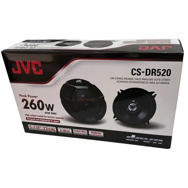 اسپیکر خودرو جی وی سی مدل CS-DR520 سایز 5 اینچ بسته دو عددی