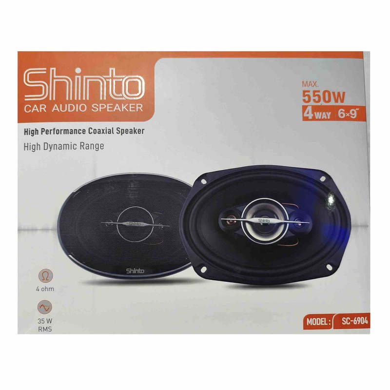 اسپیکر پشت خودرو شینتو مدل sc-6904 سایز 69 اینچ بسته دو عددی