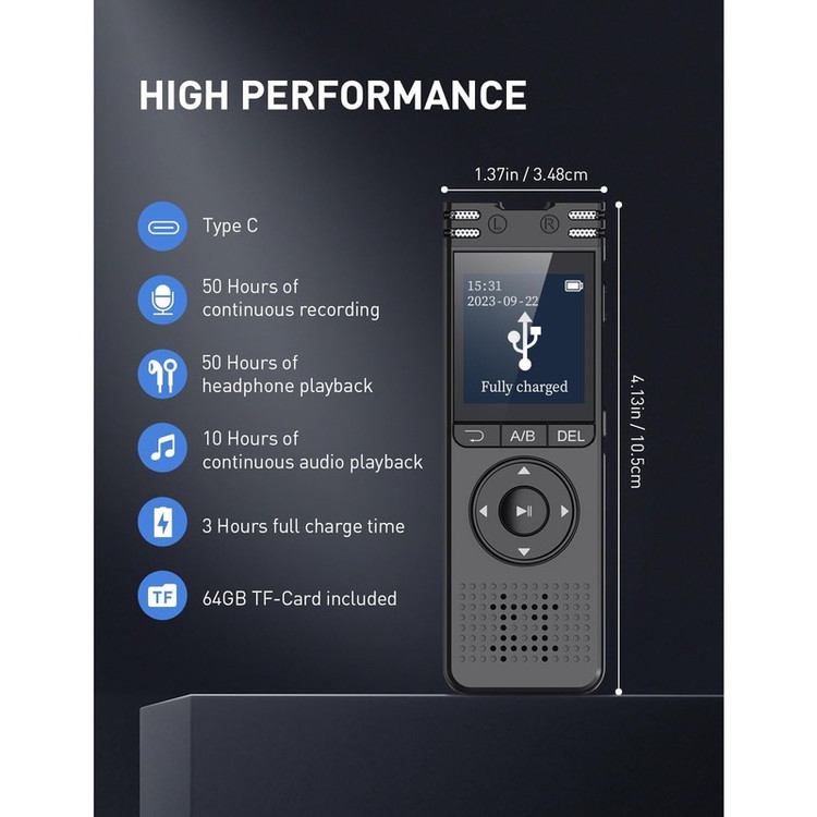 ضبط کننده دیجیتالی صدا آیریور مدل X07 32GB