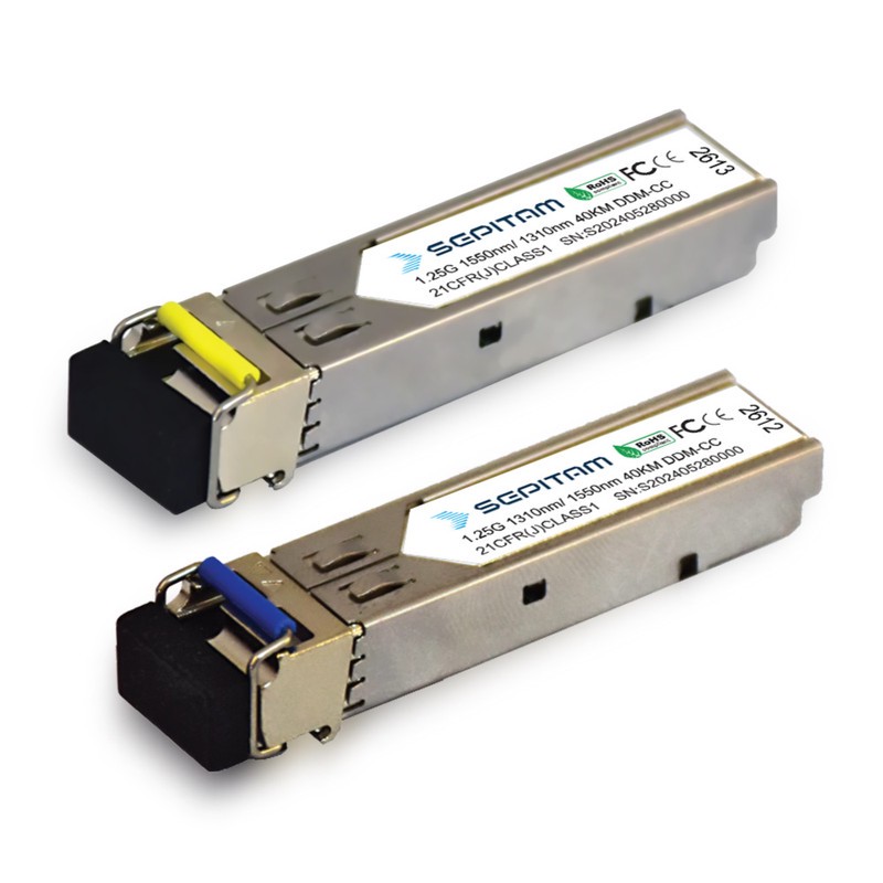 ماژول فیبر نوری سپیتام مدل SFP1G-SM-SX-40KM بسته دو عددی