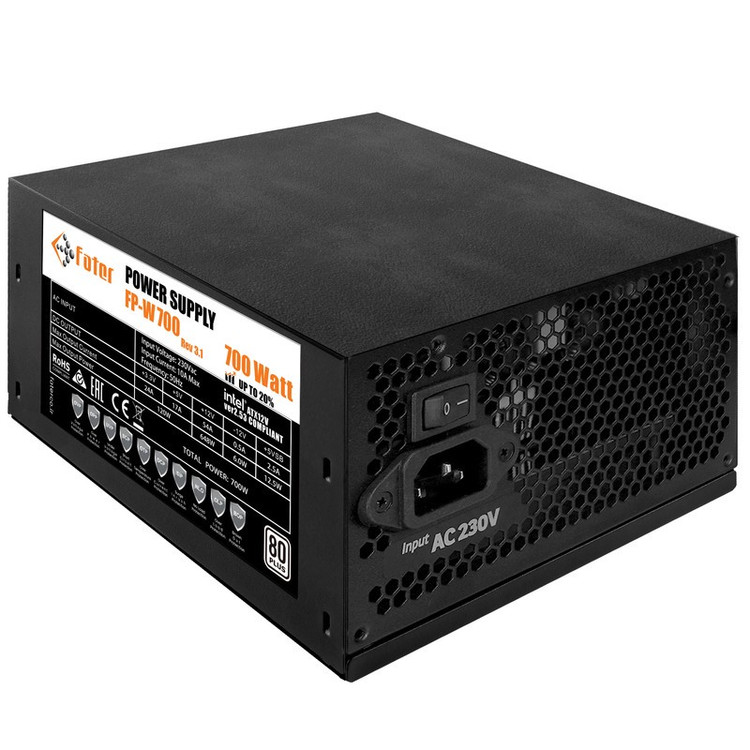 منبع تغذیه کامپیوتر 700 وات فاطر مدل FP-W700 80Plus 700W