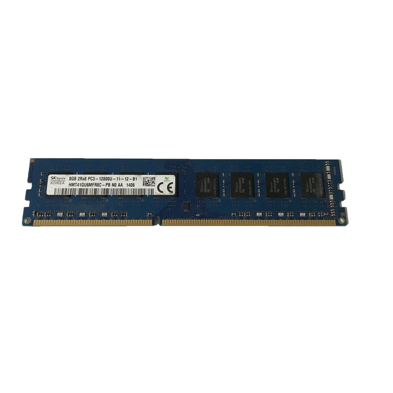 رم دسکتاپ 8 گیگابایتی اس کی هاینیکس مدل 12800، با فرکانس 1600 مگاهرتز از نوع DDR3 و تایمینگ CL11