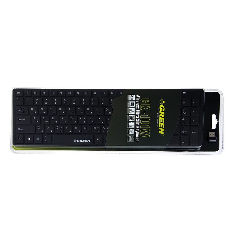 کیبورد بی سیم گرین مدل GK-101W با حروف فارسی