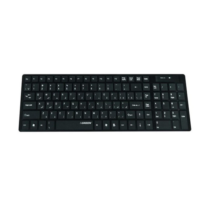 کیبورد بی سیم گرین مدل GK-101W با حروف فارسی
