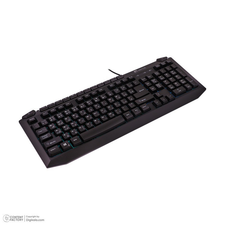 کیبورد گیمینگ گرین مدل GK701-RGB نورپردازی RGB Full-Size