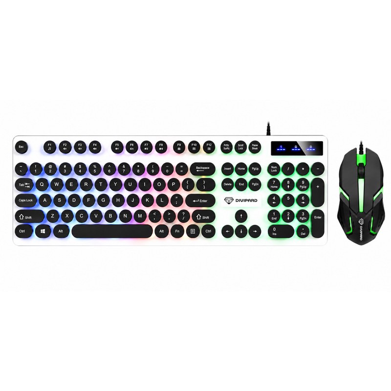 کیبورد و ماوس گیمینگ دیوایپارد مدل GMK-30