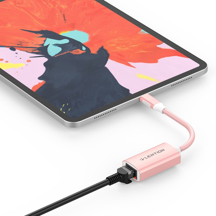 مبدل USB-C به RJ45 لنشن مدل CU604E