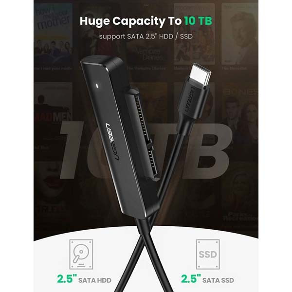 مبدل USB-C به SATA 3.0 یوگرین مدل 70610-CM321