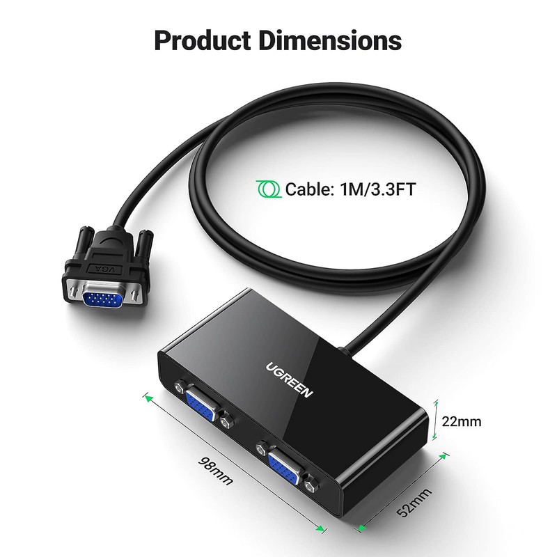 مبدل VGA به VGA یوگرین مدل 20918