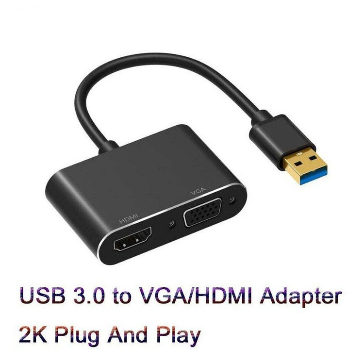 مبدل USB 3.0 به HDMI / VGA مدل 2021