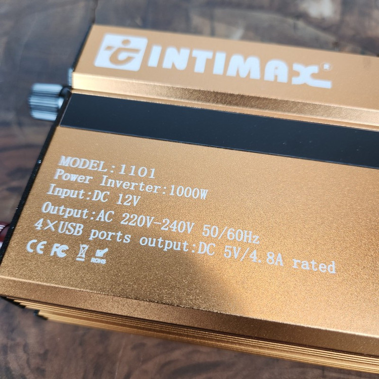 مبدل برق خودرو اینتیمکث کد 1000W